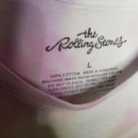 The Rolling Stones Tie Dye Tshirt Size Large Graphic - Picture 4 of 7